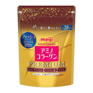 明治 Meiji 氨基酸膠原蛋白粉 Premium 奢華版：高濃度膠原蛋白，打造水潤彈性肌膚