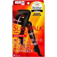 SlimWalk 美腿保暖褲襪 黑色 S-M