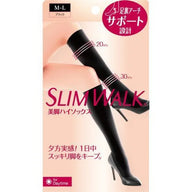 SlimWalk 美腿高筒襪 黑色 M-L