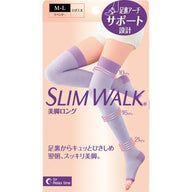 SlimWalk 美腿長筒襪 膝上款 淡紫色 M-L