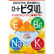 樂敦製藥 Vita 40α 維他命眼藥水 12ml【第3類醫藥品】